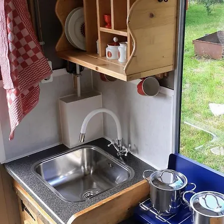 Camping Pipowagen Eldikse Blauwe *